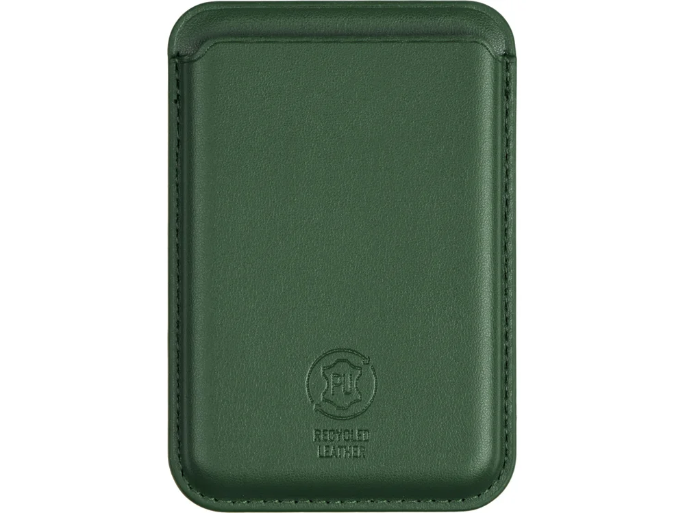 Магнитный картхолдер «Cairo» для iPhone и других смартфонов, темно-зеленый - фото 6