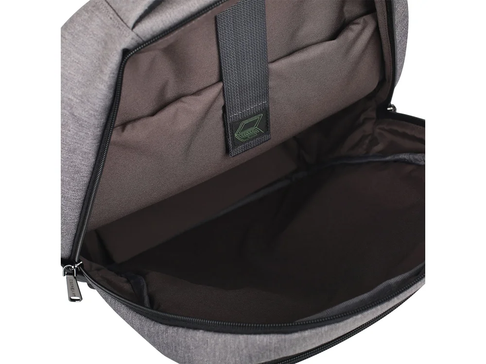 Рюкзак Backpack для ноутбука 14", темно-серый/черный - фото 6