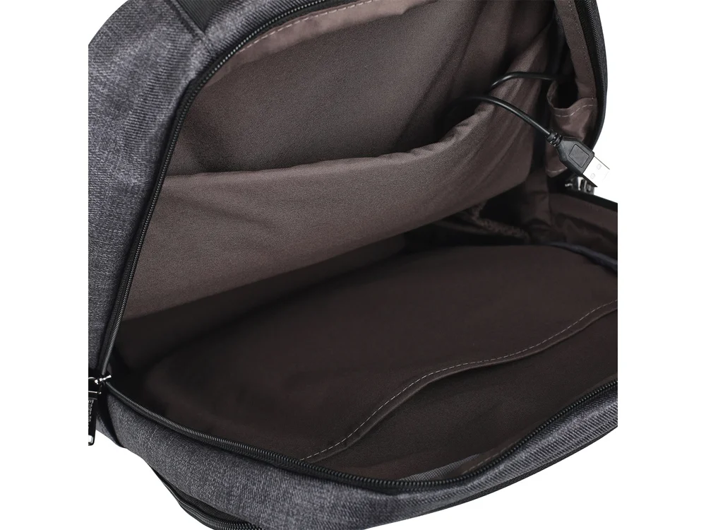 Рюкзак Backpack для ноутбука 14", темно-серый - фото 7