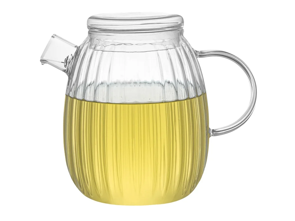 Стеклянный заварочный чайник с гранями «Prism», прозрачный, 1000 мл - фото 3