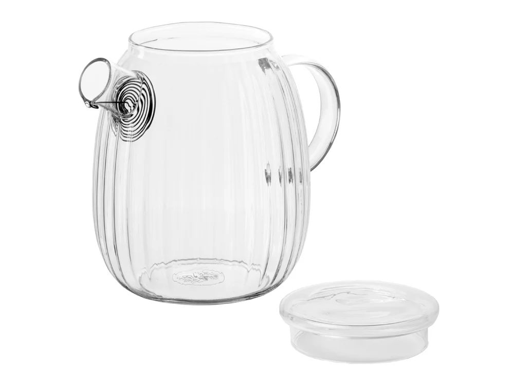 Стеклянный заварочный чайник с гранями «Prism», прозрачный, 1000 мл - фото 4