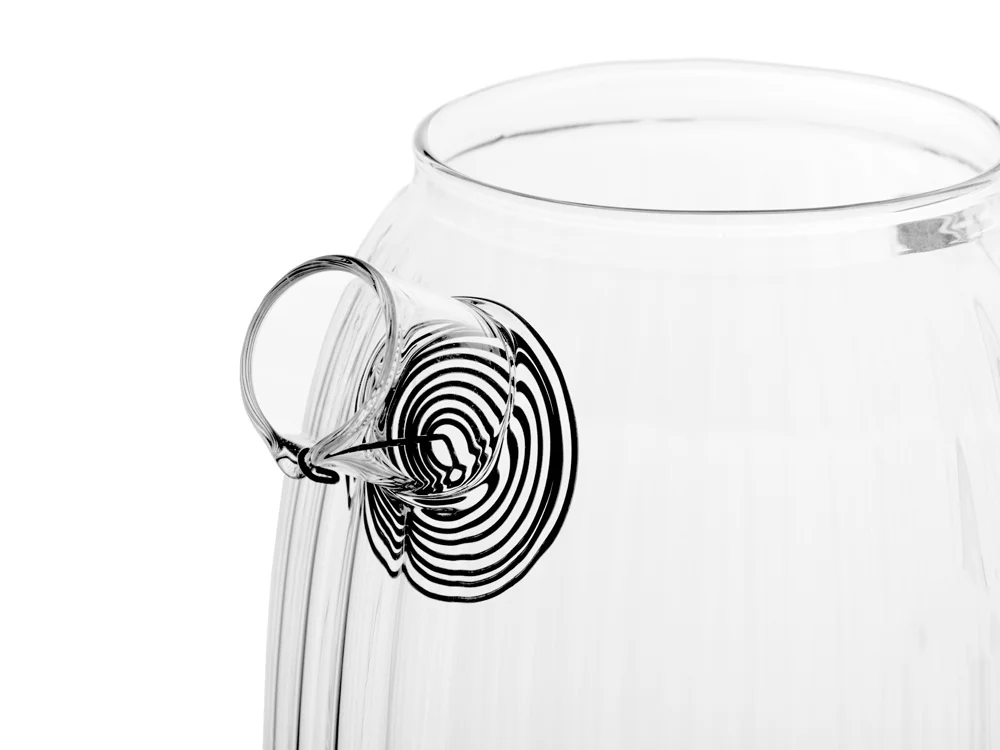 Стеклянный заварочный чайник с гранями «Prism», прозрачный, 1000 мл - фото 5