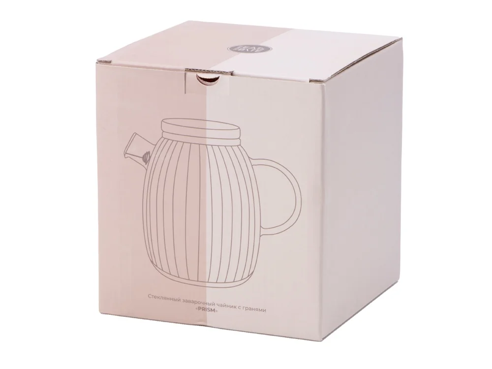 Стеклянный заварочный чайник с гранями «Prism», прозрачный, 1000 мл - фото 9