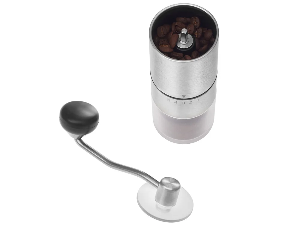 Механическая кофемолка Alegría серебристый 70 мл - фото 3