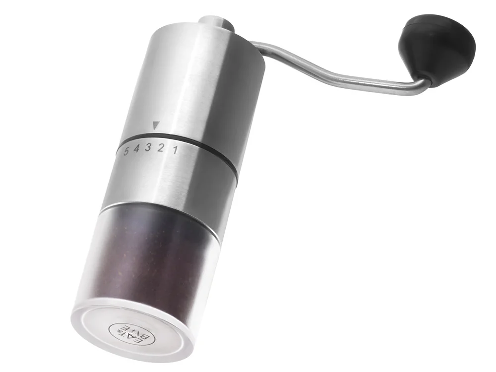 Механическая кофемолка Alegría серебристый 70 мл - фото 4