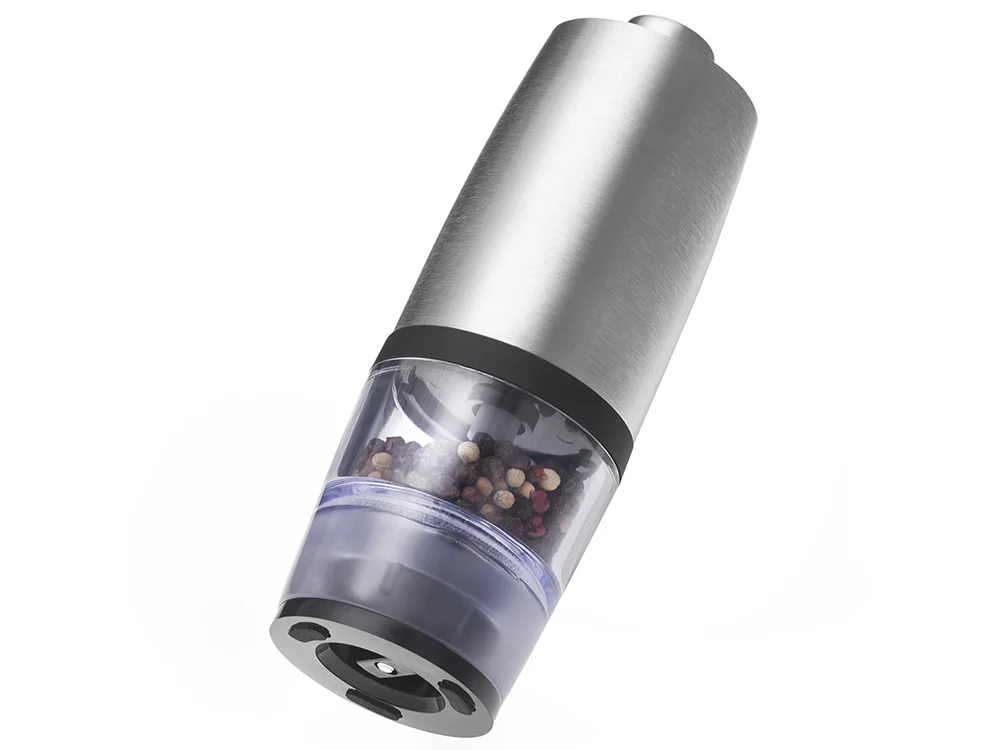 Электрическая мельница для специй на батарейках Origanum серебристый - фото 2