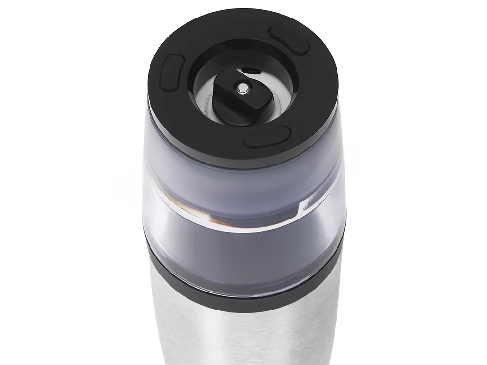 Электрическая мельница для специй на батарейках Origanum серебристый - фото 4