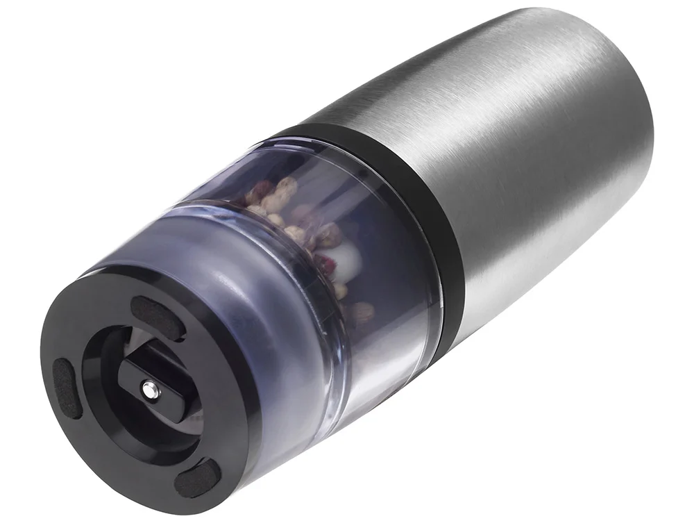 Электрическая мельница для специй на батарейках Origanum серебристый - фото 5