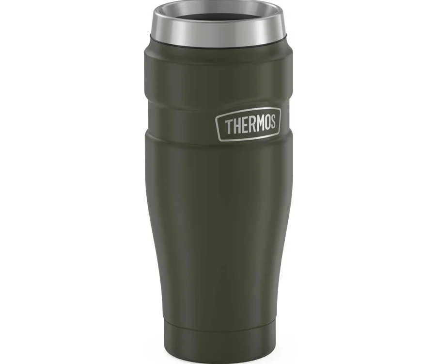 Термокружка SK-1005 470 мл темно-зеленый - фото 1