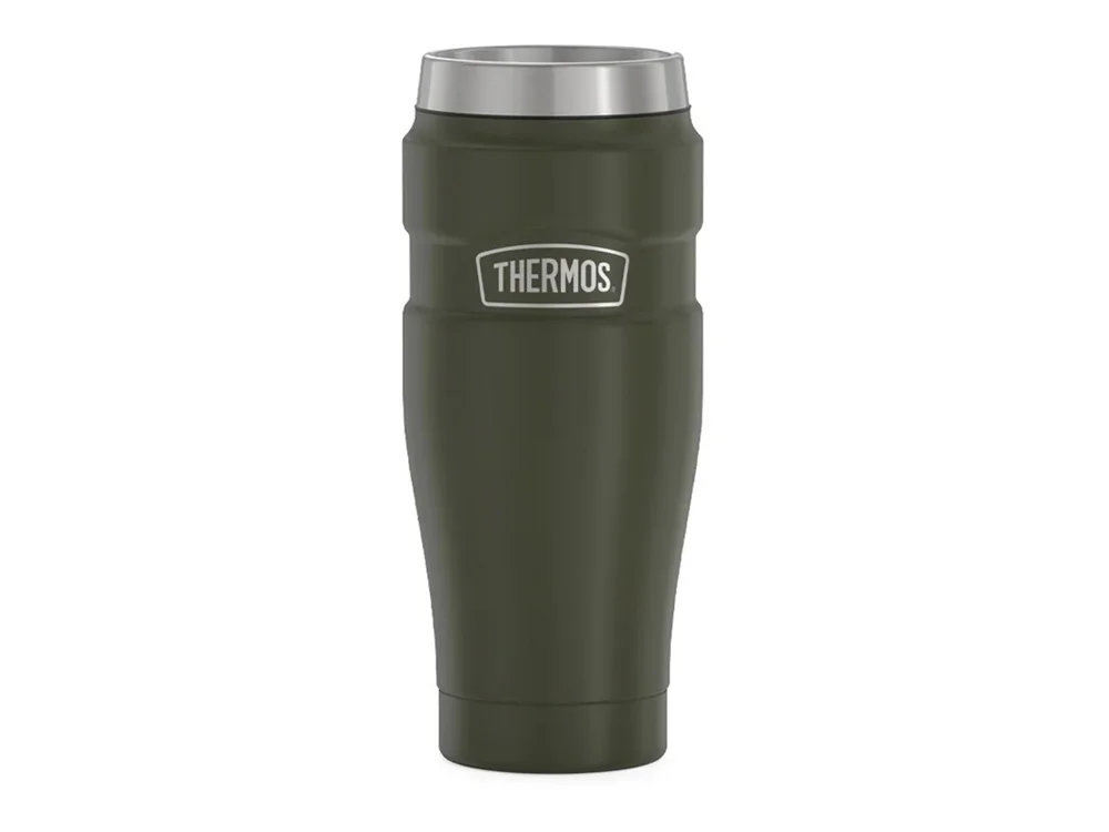 Термокружка SK-1005 470 мл темно-зеленый - фото 2