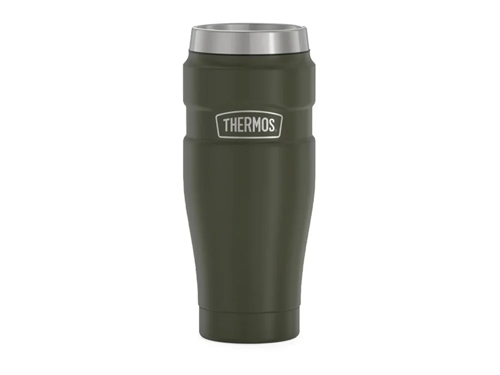 Термокружка SK-1005 470 мл темно-зеленый - фото 5