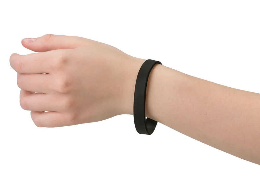 Силиконовый браслет «Forest», черный - фото 4