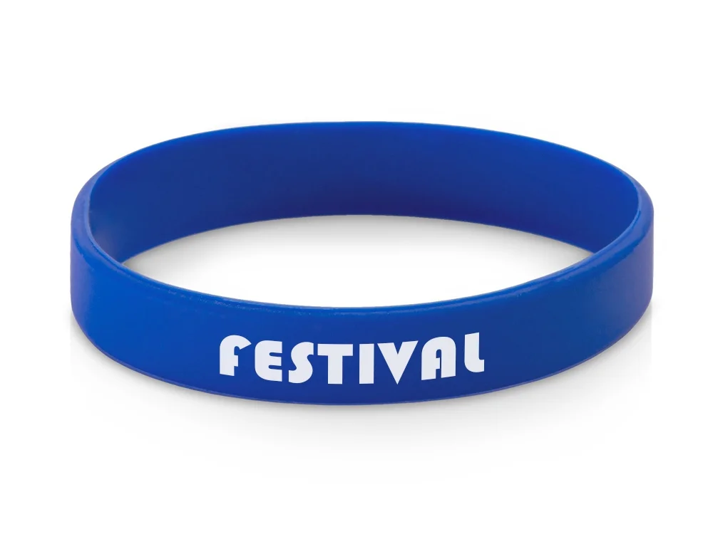 Силиконовый браслет «Forest», синий