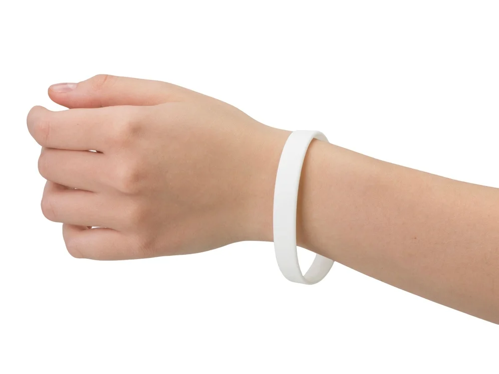 Силиконовый браслет Forest белый - фото 4