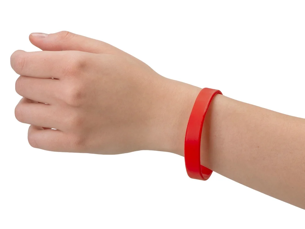 Силиконовый браслет Forest красный - фото 4