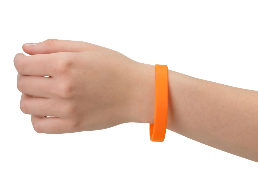 Силиконовый браслет «Forest», оранжевый - фото 4