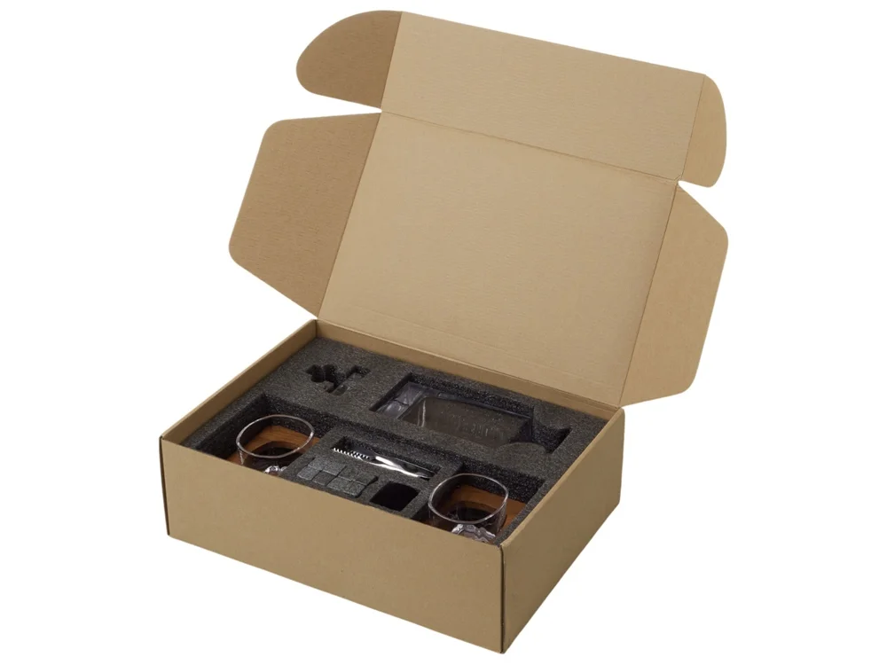 Подарочный набор для виски Whiskey Wonder коричневый прозрачный - фото 15