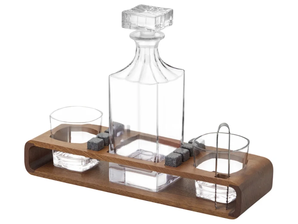 Подарочный набор для виски Whiskey Wonder коричневый прозрачный - фото 3