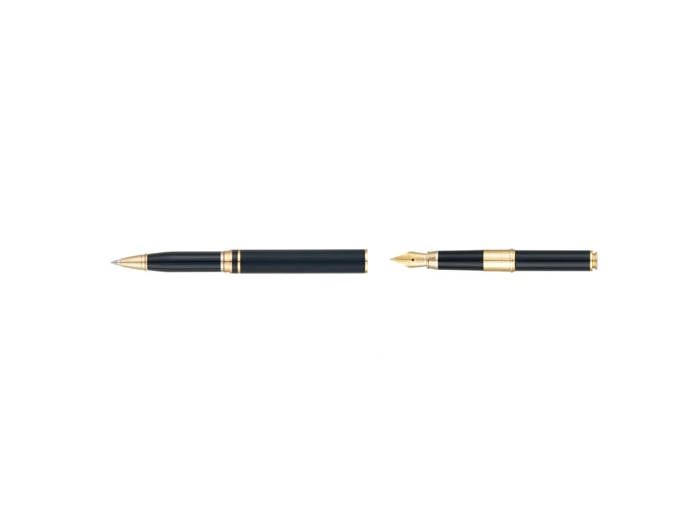 Ручка 2 в 1 шариковая и перьевая Combi Pen черный - фото 5