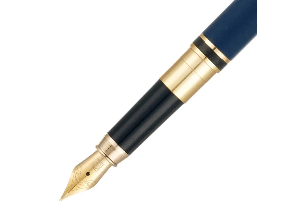 Ручка 2 в 1 шариковая и перьевая Combi Pen синий - фото 11