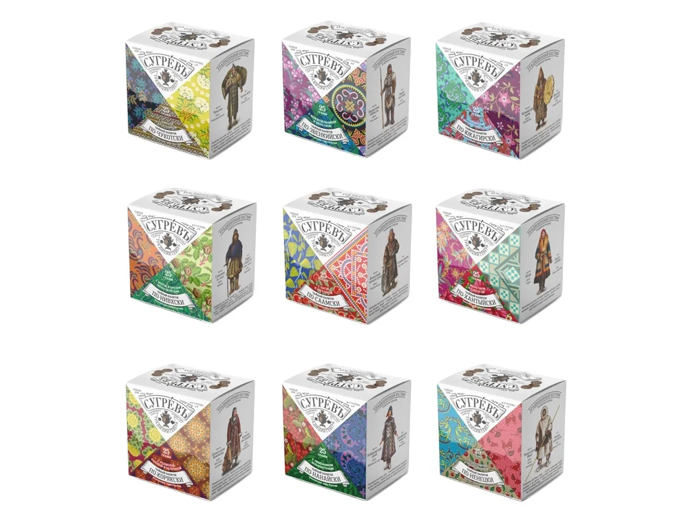 Подарочный набор c чаем «Сокровища Севера» в деревянной шкатулке без лого, натуральный - фото 4