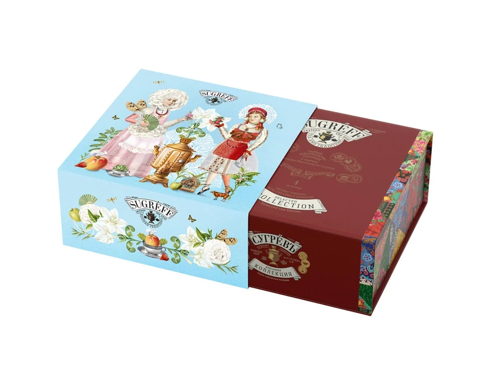 Подарочный набор c купажами чая «Цветущий сад» в подарочной упаковке, мультиколор - фото 4