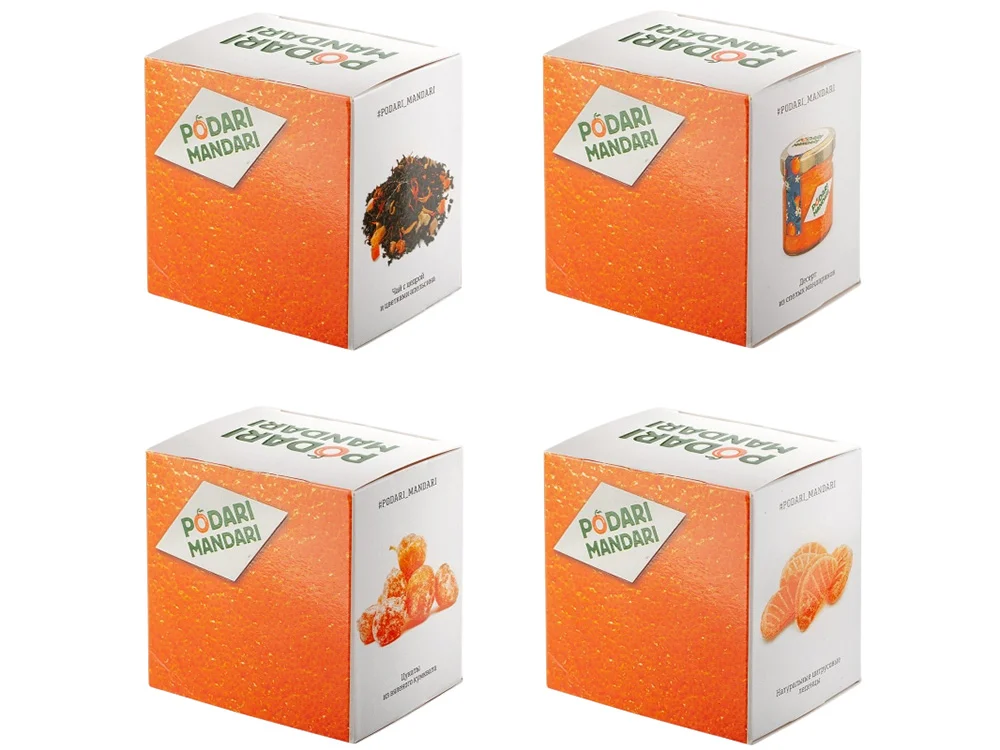 Подарочный набор с чаем и сладостями ПодариМандари мультиколор - фото 7