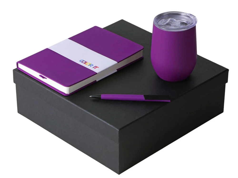 Подарочный набор COLOR IT c блокнотом ручкой и термокружкой - фото 6