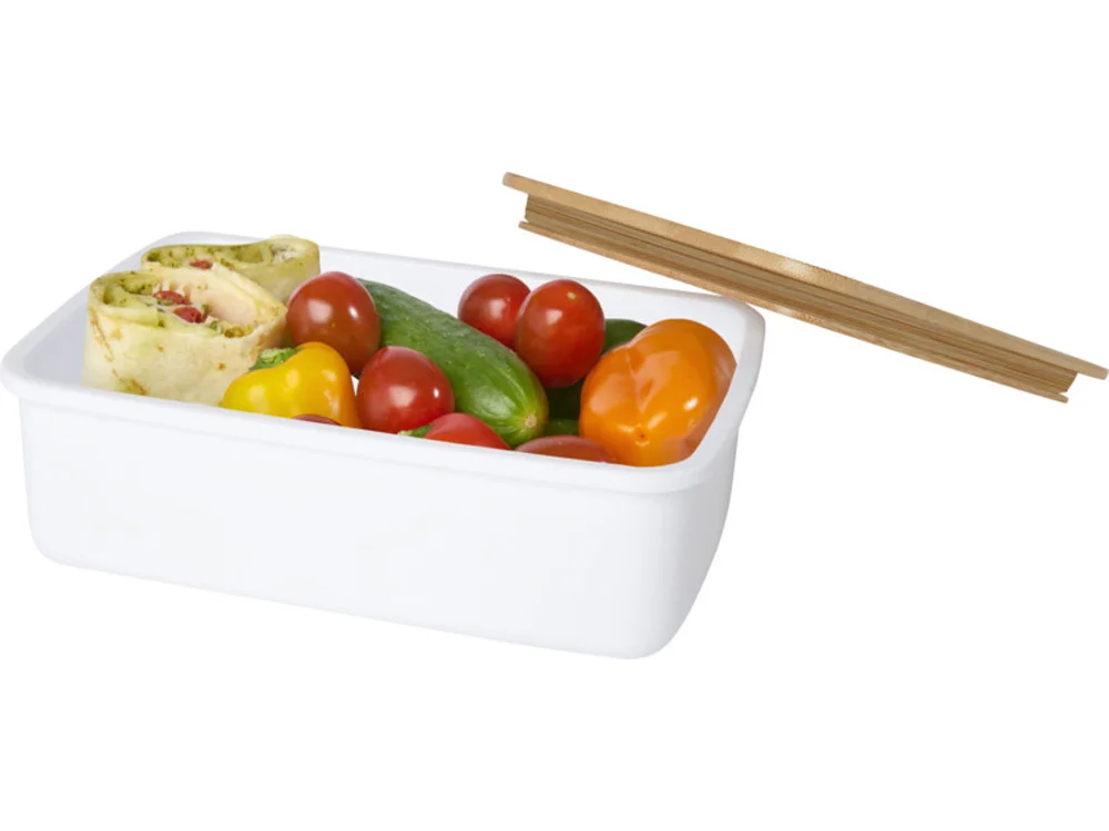 Ланч-бокс Mangi белый 750 мл - фото 3