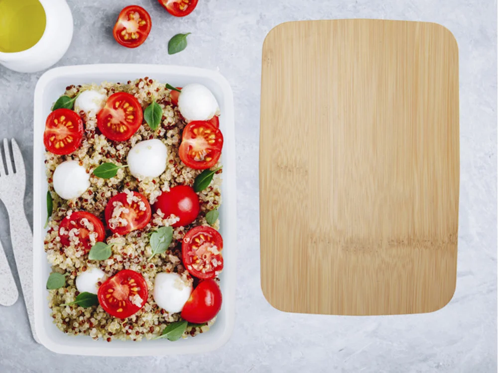 Ланч-бокс Mangi белый 750 мл - фото 5