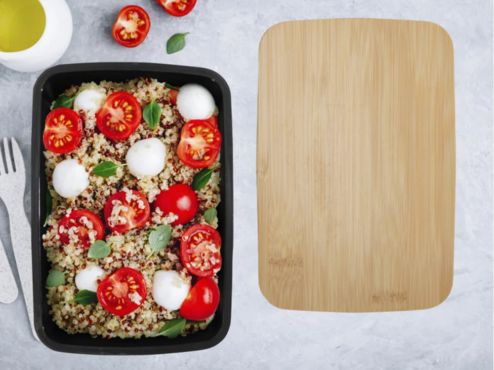 Ланч-бокс Mangi черный 750 мл - фото 5