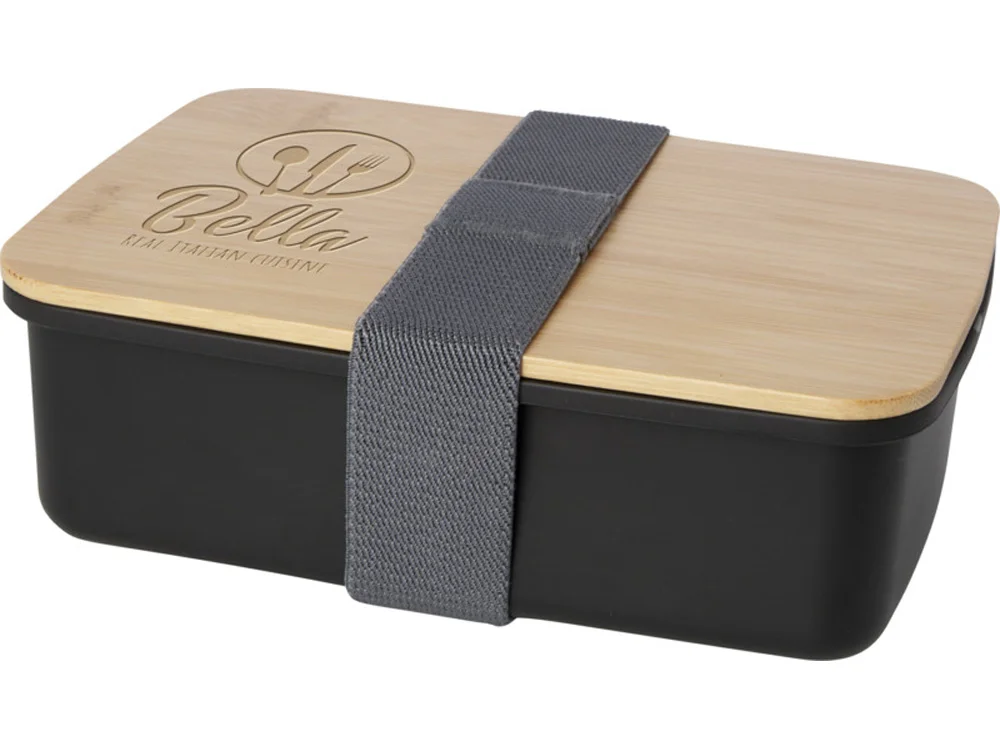 Ланч-бокс Mangi черный 750 мл - фото 6