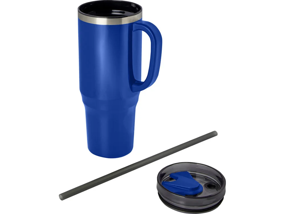 Термокружка Melbourne переработанная сталь 1200 мл ярко-синий - фото 3