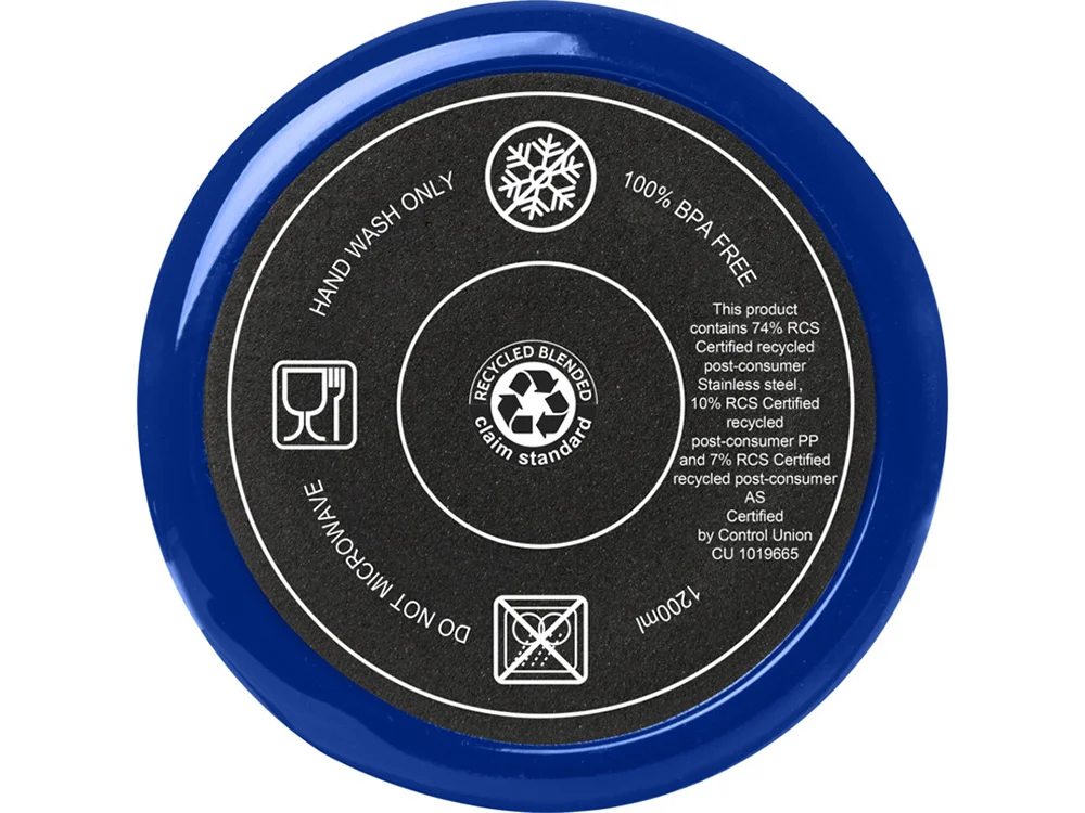 Термокружка Melbourne переработанная сталь 1200 мл ярко-синий - фото 4
