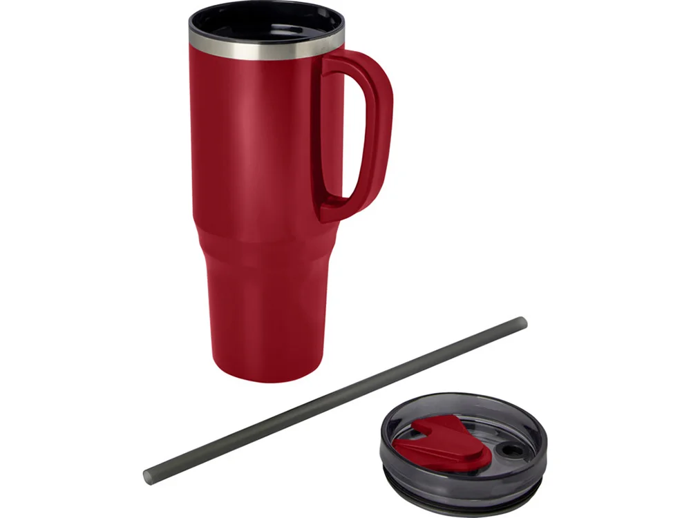 Термокружка Melbourne переработанная сталь 1200 мл красный - фото 3