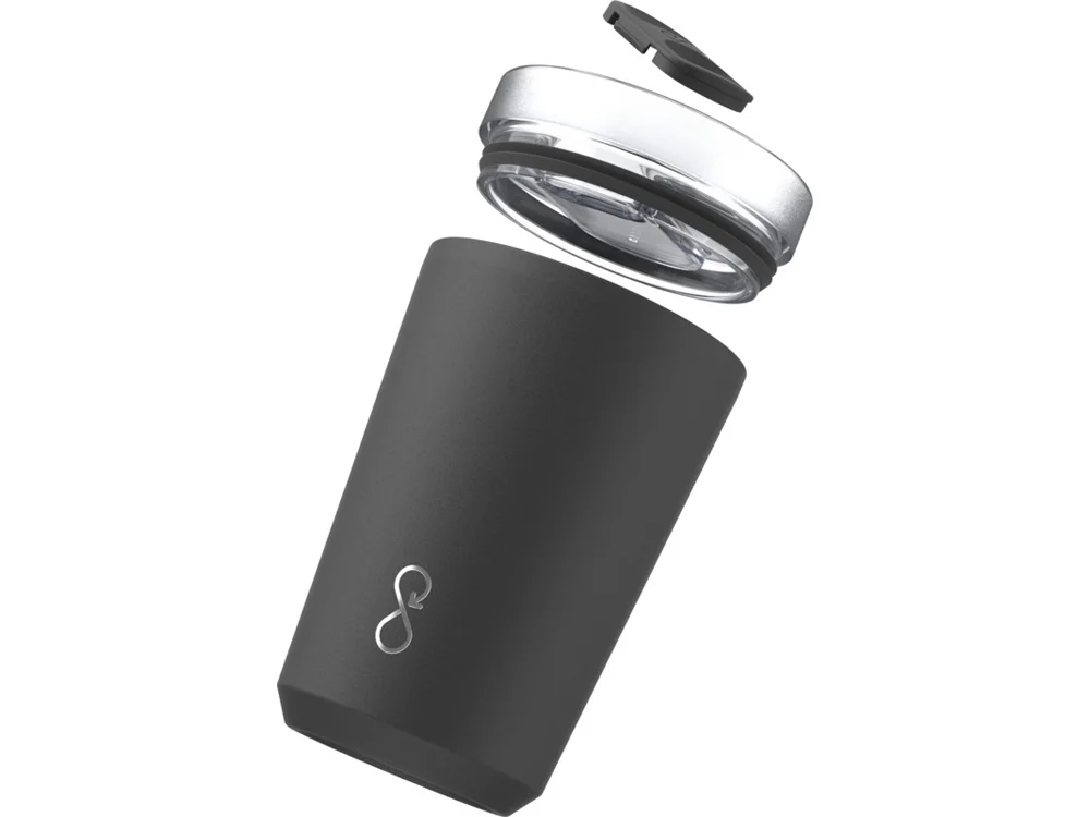 Дорожная термокружка Ocean Bottle черный 350 мл - фото 4