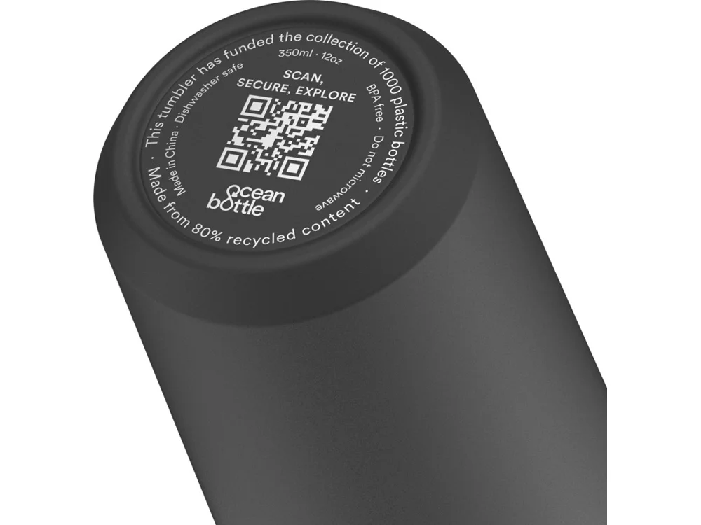 Дорожная термокружка Ocean Bottle черный 350 мл - фото 7