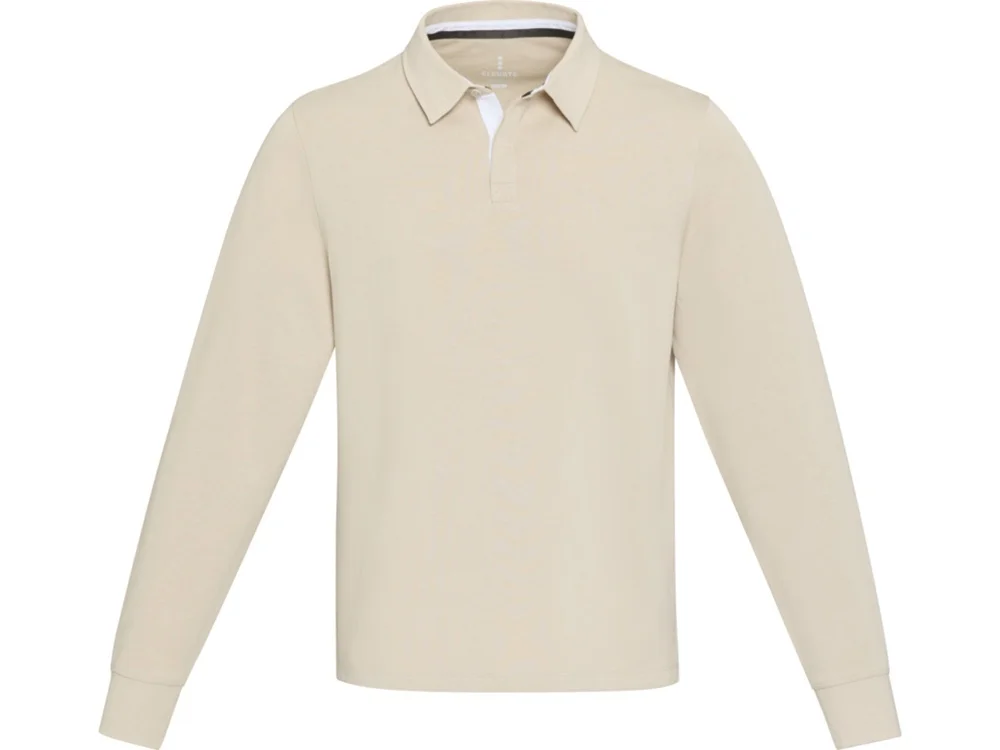 Толстовка-поло Clyde унисекс бежевый XS - фото 2