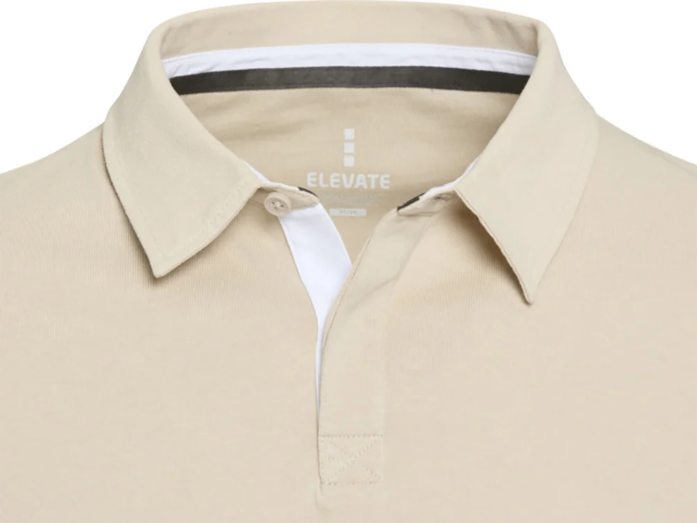 Толстовка-поло Clyde унисекс бежевый 2XL - фото 4