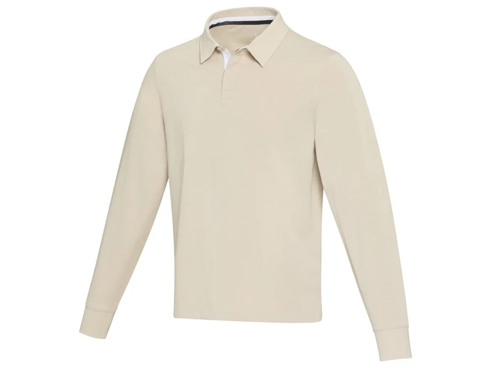 Толстовка-поло Clyde унисекс бежевый 3XL