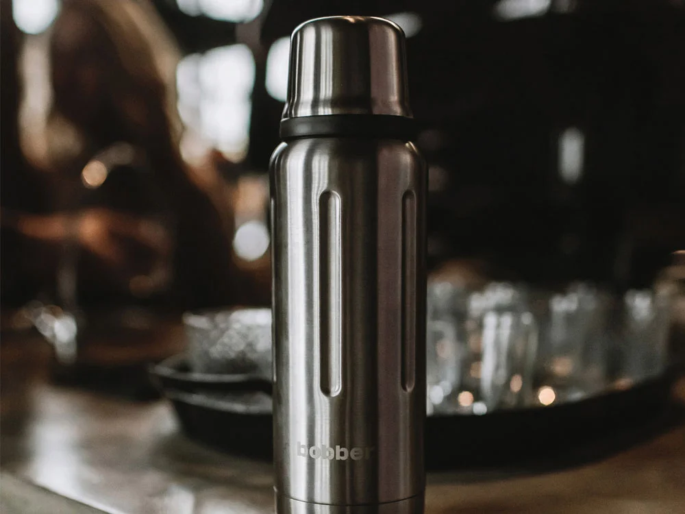 Вакуумный термос Flask 470 мл серебристый матовый - фото 6