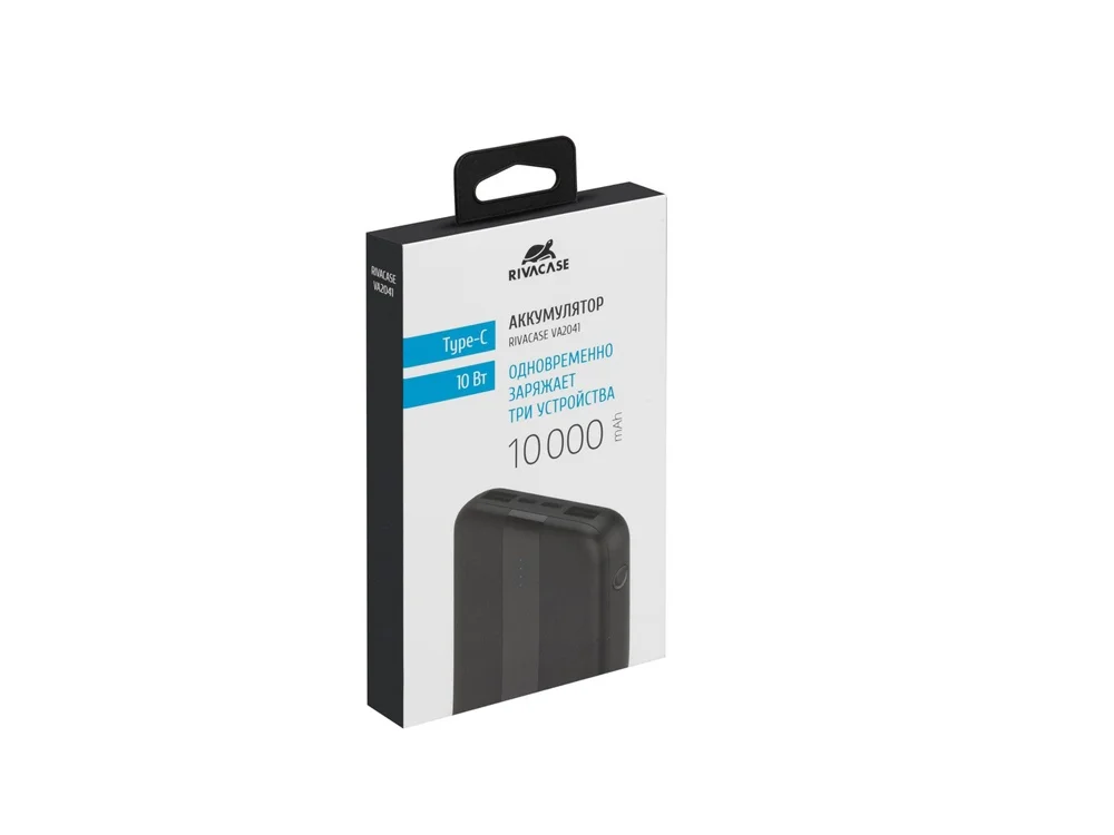 Внешний аккумулятор VA2041 10000 mAh черный - фото 11