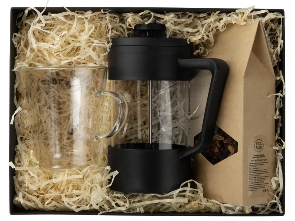 Подарочный набор для чая Tea eve черный прозрачный 600 мл 320 - фото 3