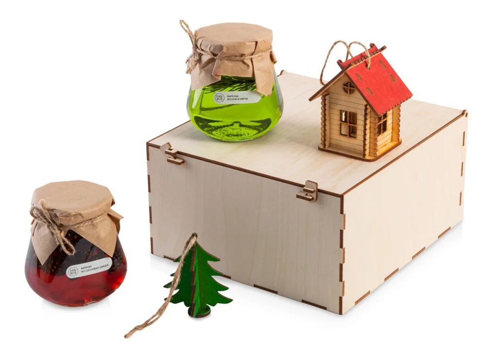 Подарочный набор Decoration Deluxe 2.0 с двумя видами варенья натуральный - фото 1