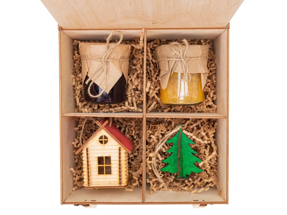 Подарочный набор Decoration Deluxe 2.0 с двумя видами варенья натуральный - фото 3