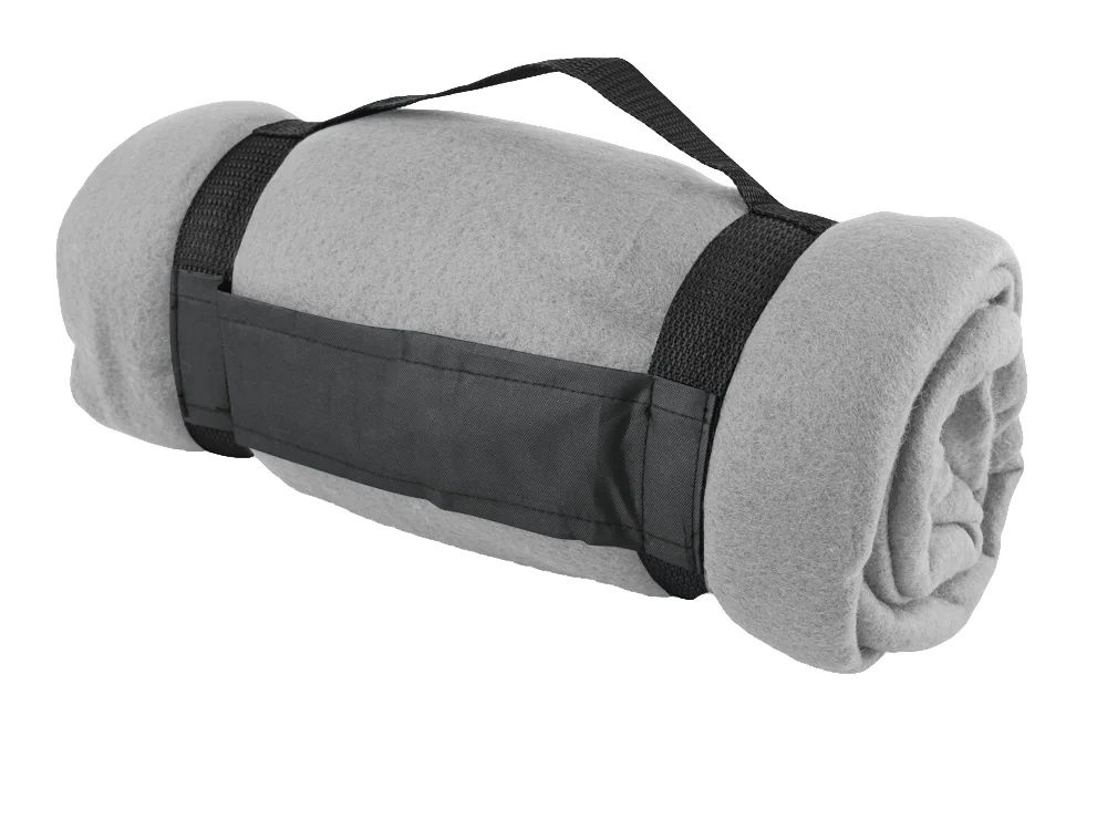 Подарочный набор с термосом и пледом Serenity серый белый 1000 мл - фото 4