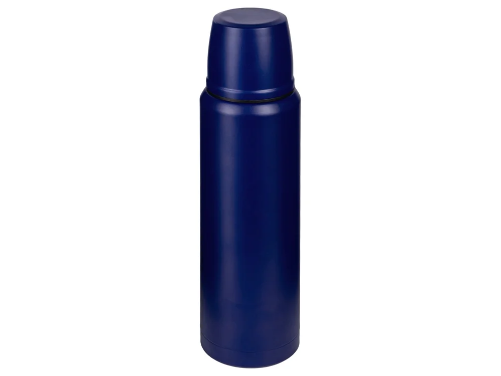 Подарочный набор с термосом и пледом Serenity синий 1000 мл - фото 3