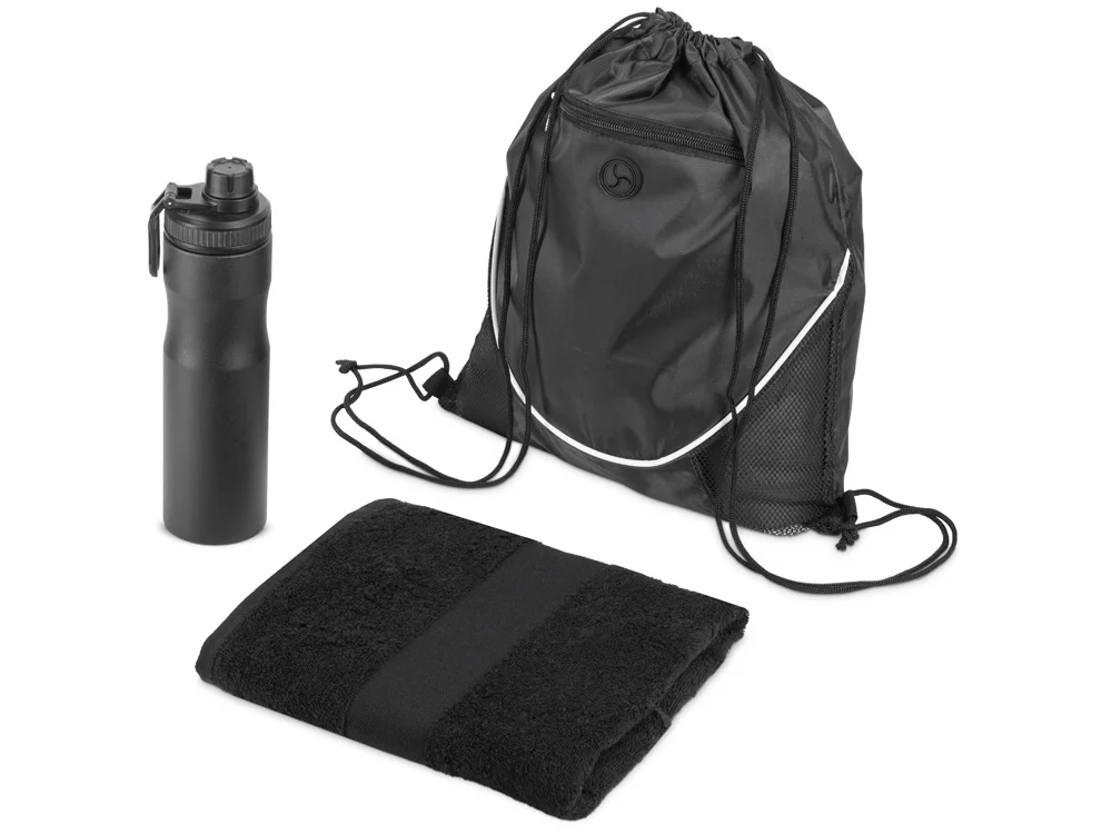 Спортивный набор со стальной бутылкой и полотенцем Advanced - фото 4