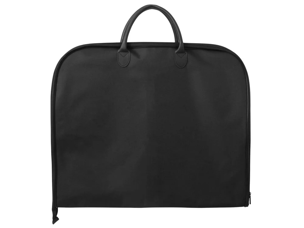 Портплед с ручками из экокожи Ashley черный