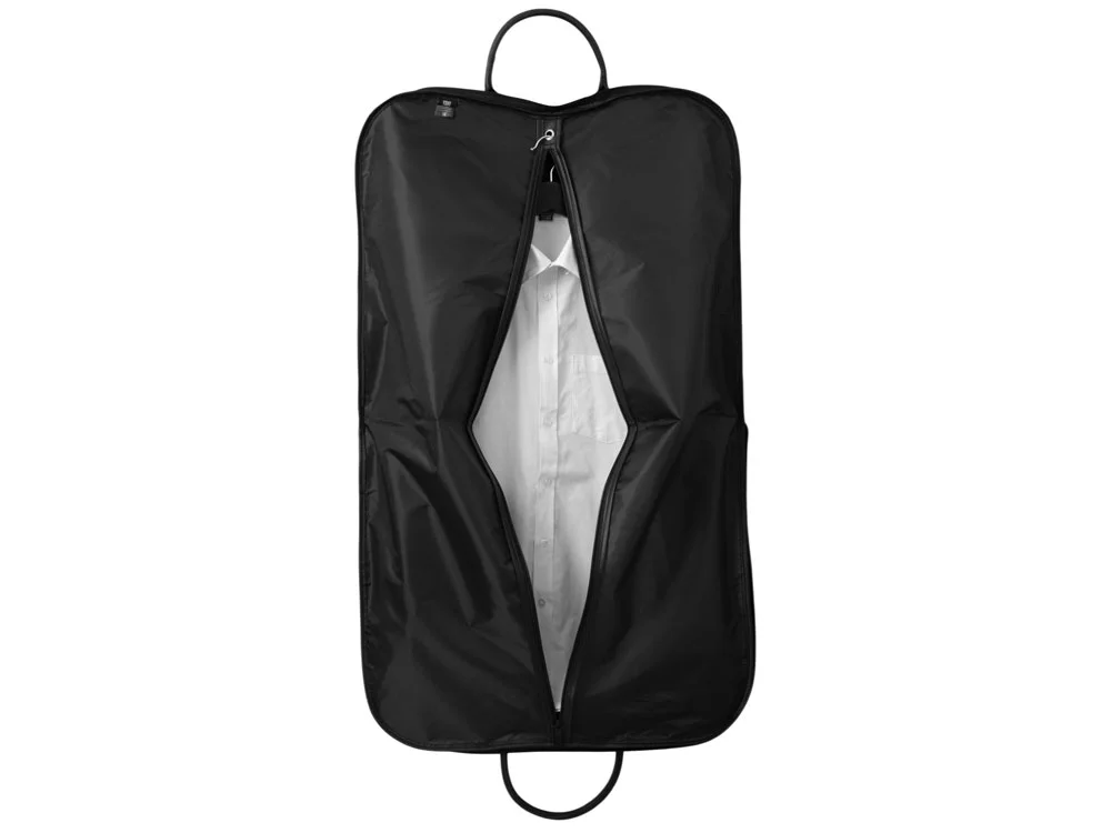 Портплед с ручками из экокожи Ashley черный - фото 5